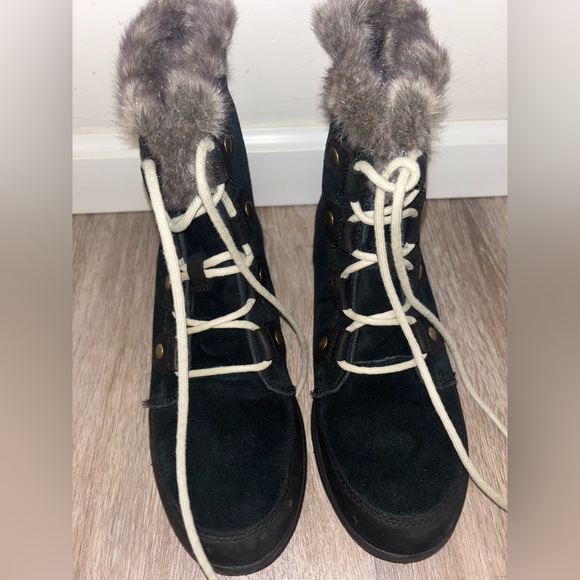 SOREL Explorer Joan boot Women’s sz 10 Black - Picture 3 of 5
